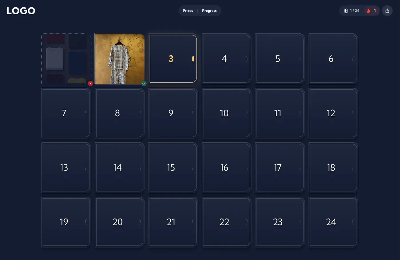 Digitaler Adventskalender: alle 24 Türchen im eigenen Branding