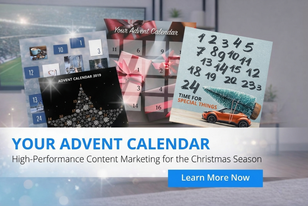 Advent calendar preview with 24 doors