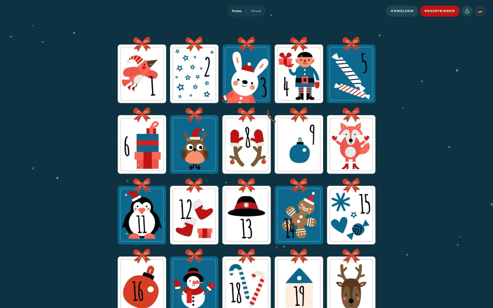 Echter Adventskalender: Mitarbeiter